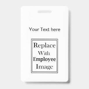 Budget Employee Name Badges Template