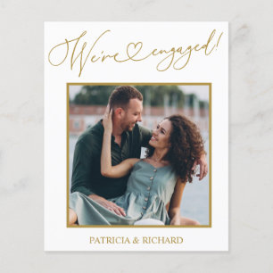 Budget Engagement Announcement Save The Date Photo