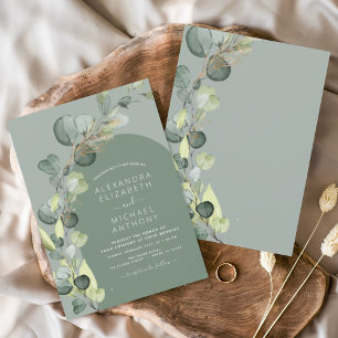 Budget Eucalyptus Arch Greenery Wedding