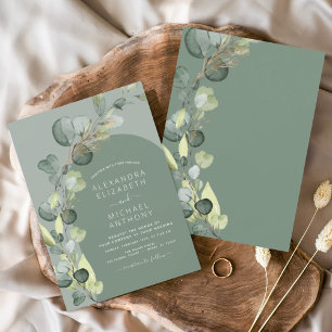 Budget Eucalyptus Arch Greenery Wedding