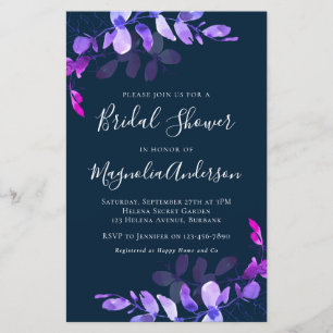 Budget Eucalyptus Bridal Shower Invitation