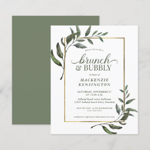 Budget Eucalyptus Brunch Bubbly Bridal Shower