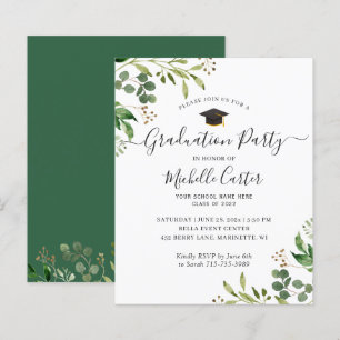 Budget Eucalyptus Feuilles Invitation du Parti de 