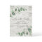 budget eucalyptus foliage white wood Save The Date