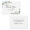 BUDGET Eucalyptus Green Foliage Wedding Thank You
