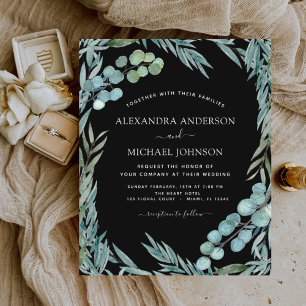 Budget Eucalyptus Greenery Botanical Wedding