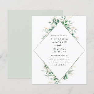 Budget Eucalyptus Greenery Elegant Wedding