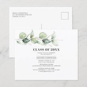 Budget Eucalyptus Greenery Graduation 2022 Party