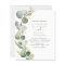 Budget Eucalyptus Greenery Wedding Invitations