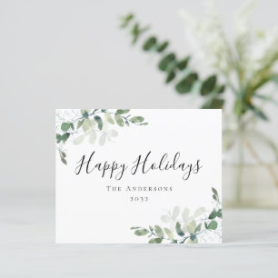 BUDGET Eucalyptus Joyeux jours fériés Carte de vac