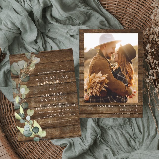 Budget Eucalyptus Photo Rustic Country Wedding (Creator Uploaded)