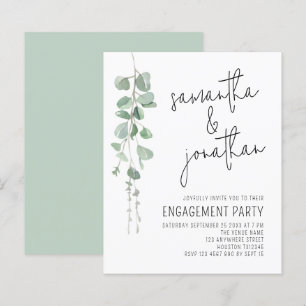 Budget Eucalyptus Script Engagement Invite