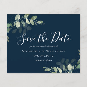BUDGET Eucalyptus Vow Renewal Save The Date