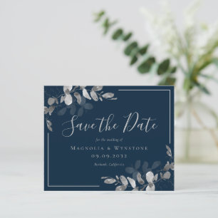 BUDGET Eucalyptus Watercolor Wedding Save The Date