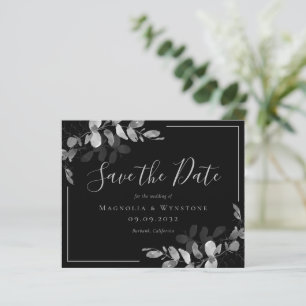BUDGET Eucalyptus Watercolor Wedding Save The Date