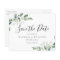 BUDGET Eucalyptus Wedding Save The Date Postcard