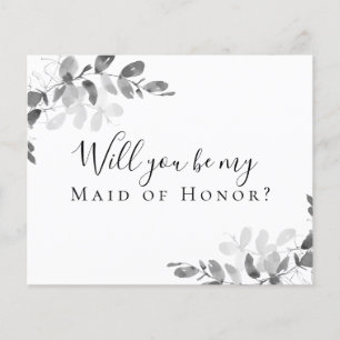 BUDGET Eucalyptus Will You be My Maid of Honour?