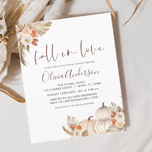 Budget Fall in Love Bridal Shower Pampas Grass