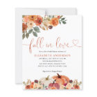 Budget Fall in Love Floral Pumpkin Bridal Shower