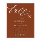BUDGET Fall In Love Photo Wedding Invitation