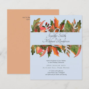 BUDGET Fall Leaves Wedding