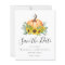 BUDGET Fall Pumpkin Wedding Save The Date