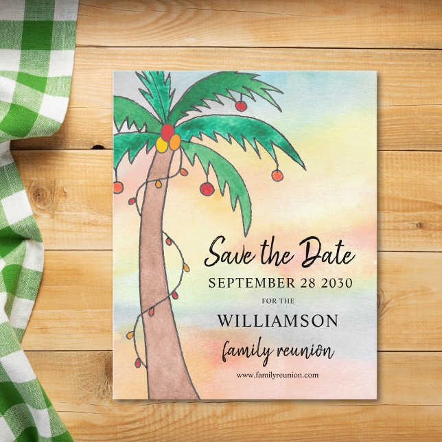 Budget Family Reunion Save The Date Announcement (Creator Uploaded)