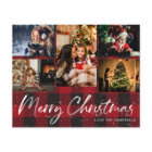 Budget Faux Snow & Buffalo Check 5 Photo