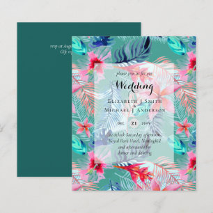 BUDGET Feuilles tropicaux Destination Mariages Inv