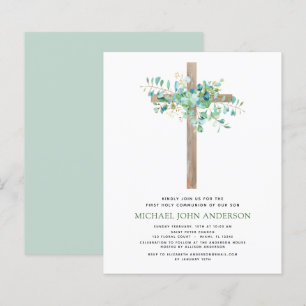 Budget First Holy Communion Greenery Eucalyptus