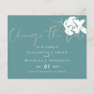 BUDGET FLYER Wedding Save the Date Sage Rose