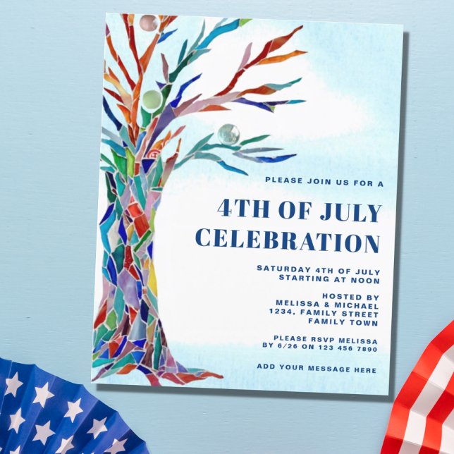 Budget Fourth of July Celebration Invitation. (Creator Uploaded)