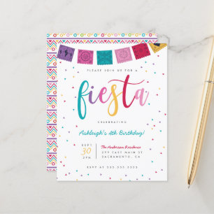 Budget Fun Mexican Script Fiesta Kids Birthday