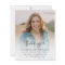 Budget Funeral Memorial Photo Thank You Card