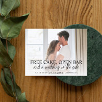 Budget Funny Brush Script Save The Date Photo Anno