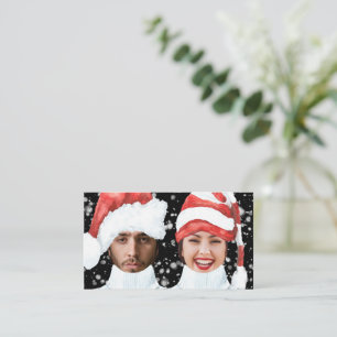 BUDGET Funny Photo Personalized Christmas Card
