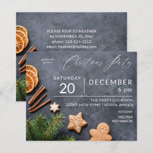 Budget Gingerbread Cookie & Orange Christmas Party