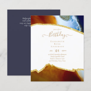 BUDGET Glitter Glam Agate Pretty Girly Any Age