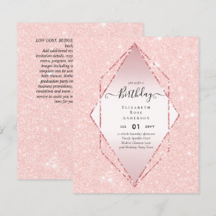 BUDGET Glitter Glam Foil Pretty Girly Any Age