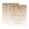 Budget Glitter Gold 50th Anniversary Invitation