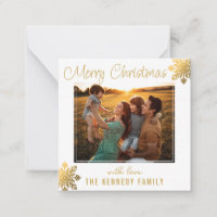 Budget Gold Snowflake Mini Christmas Hoilday Photo
