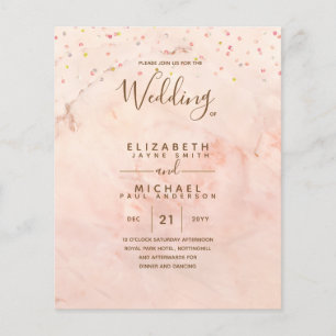 BUDGET Gold Text Monochrome Double-Sided Elegant Flyer
