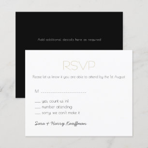 BUDGET gold white black Plain RAVP