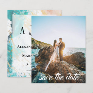 Budget Golden Beach Anchor Photo Save the Date