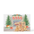 Budget Golden Retriever Christmas Dog Carte de vac