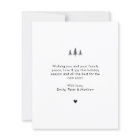 Budget Green Script 4 Photo Collage Carte de Noël