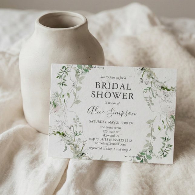 Budget Greenery Calligraphy Bridal Shower (Creator Uploaded)