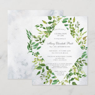 Budget Greenery Celebration of Life Funeral