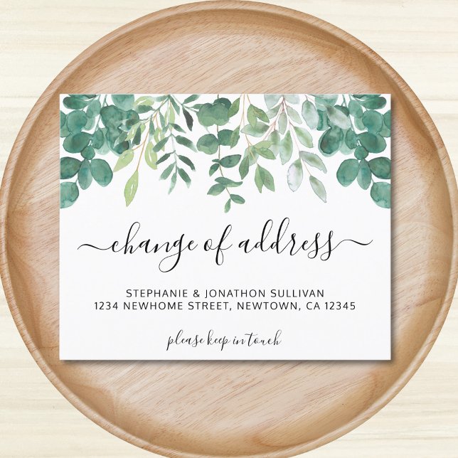 Budget Greenery Change Of Address Announcement (Creator Uploaded)