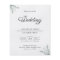 Budget Greenery Eucalyptus Wedding Invitation